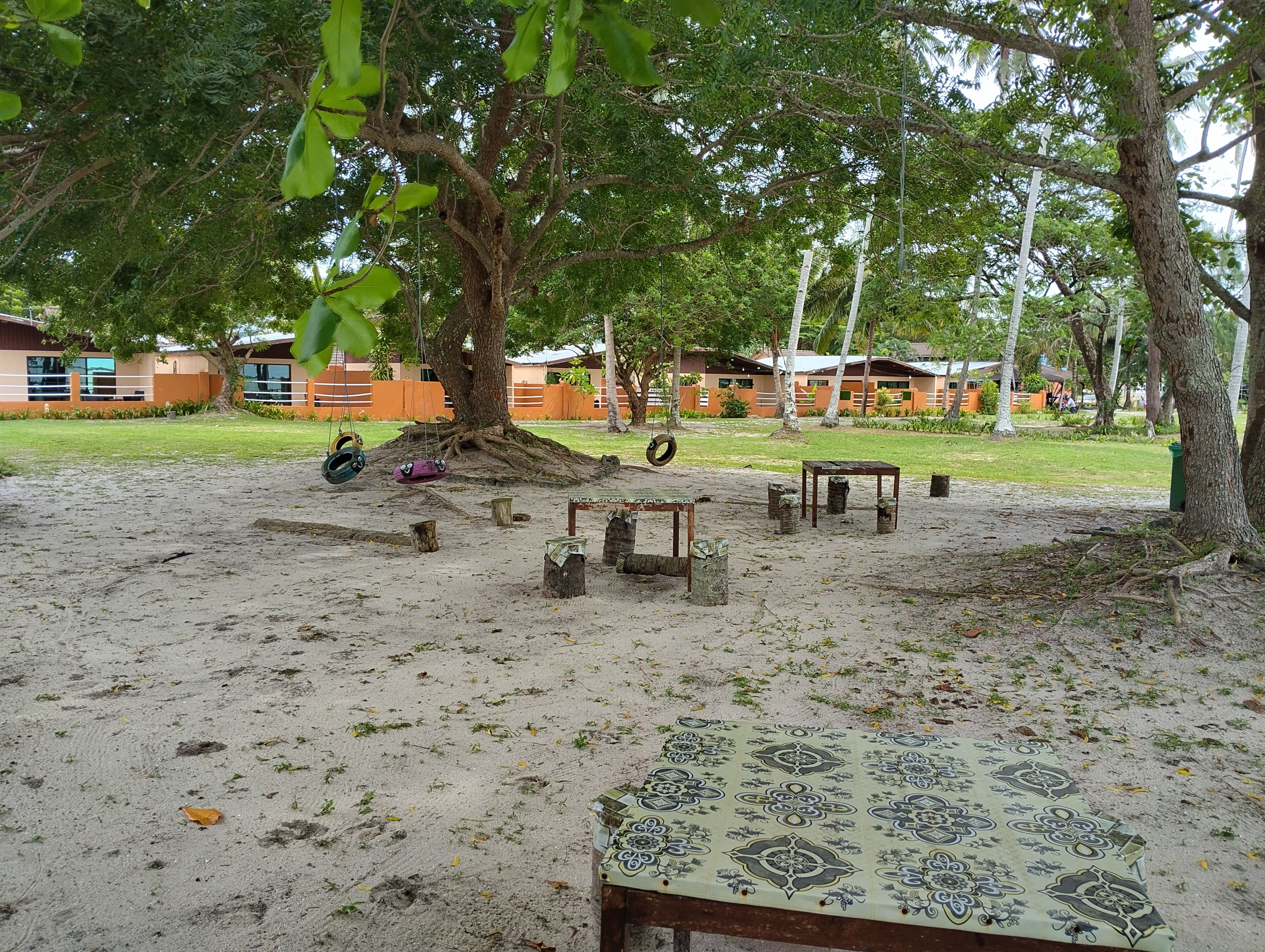 swings and chairs