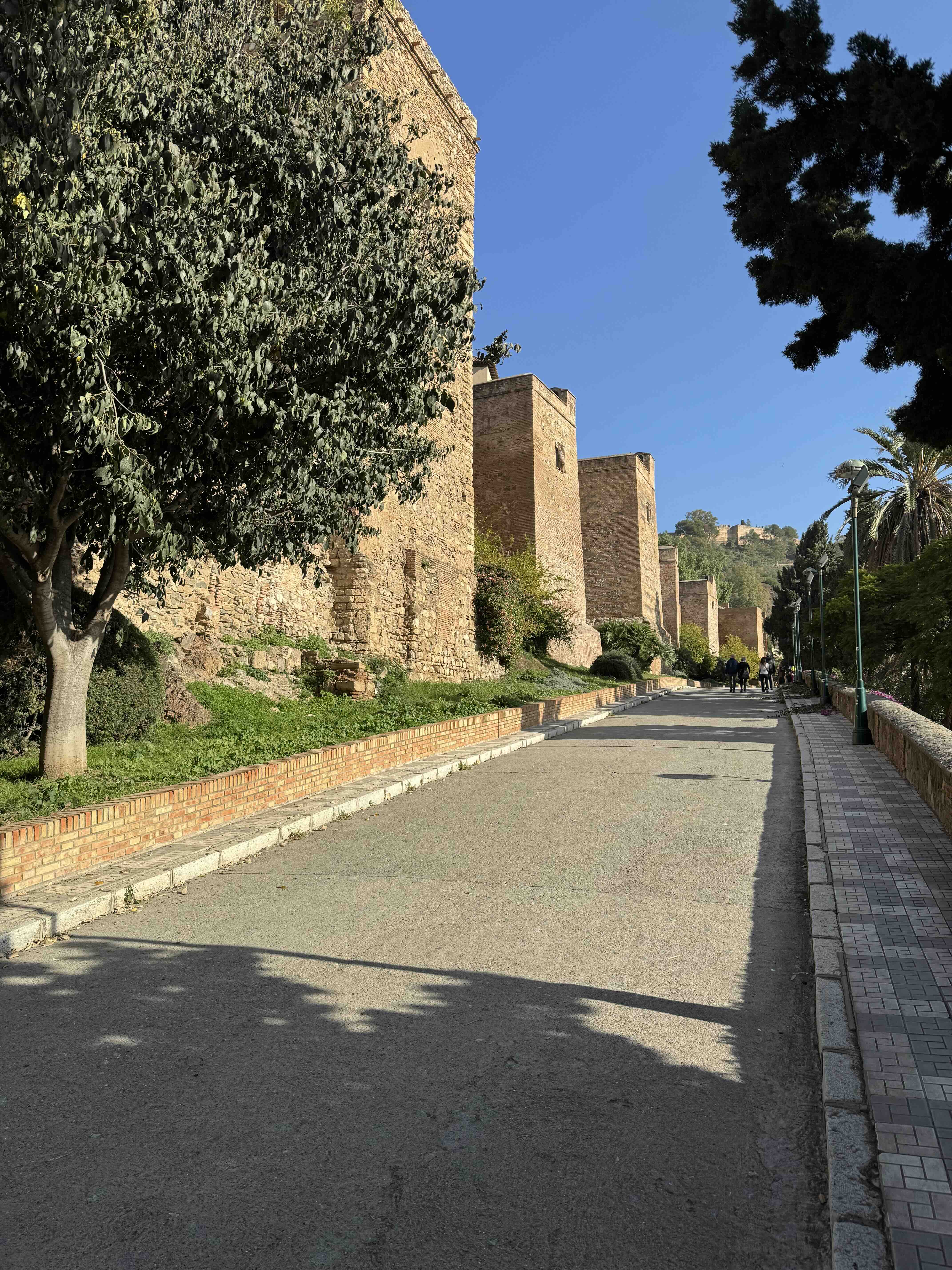 exterior of the Alcazaba