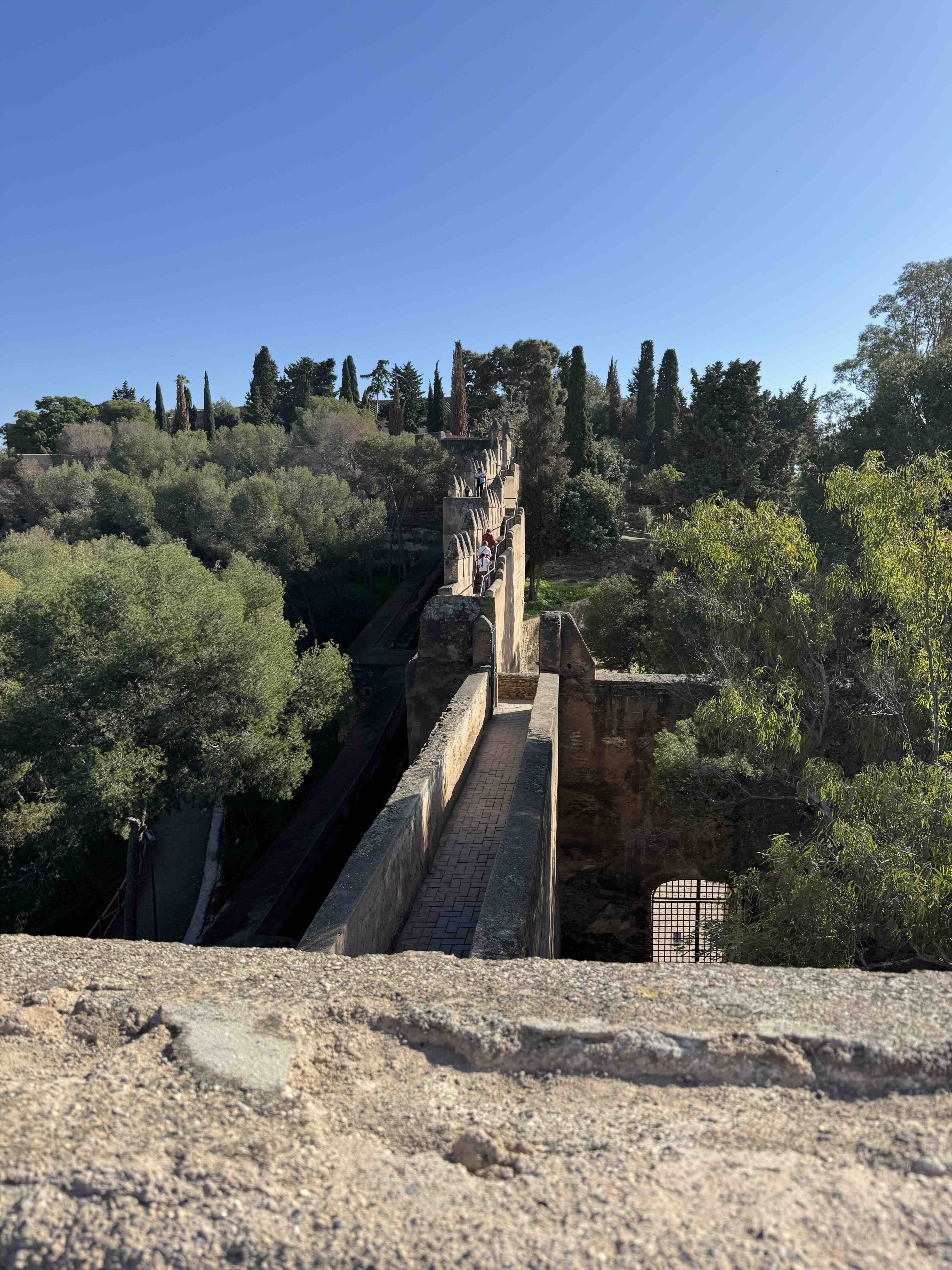 Gibralfaro winding wall